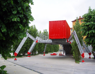 Illustration for article titled Possibly the Greatest Cargo Container Architecture We've Ever Seen